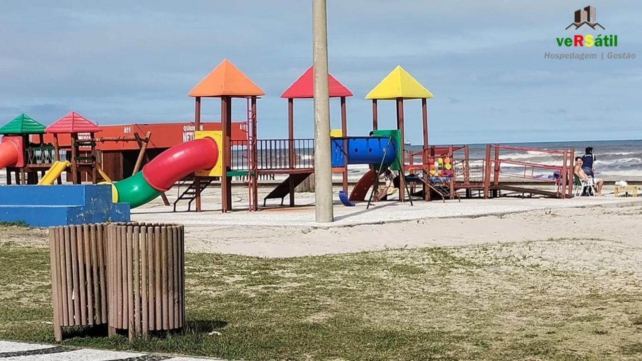 200M Da Praia L Wi-Fi L 4 Pessoas L Churrasqueira L Elevador 3º Andar L Cadeira De Praia E Guarda Sol L Vaga Garagem Tramandaí Zewnętrze zdjęcie